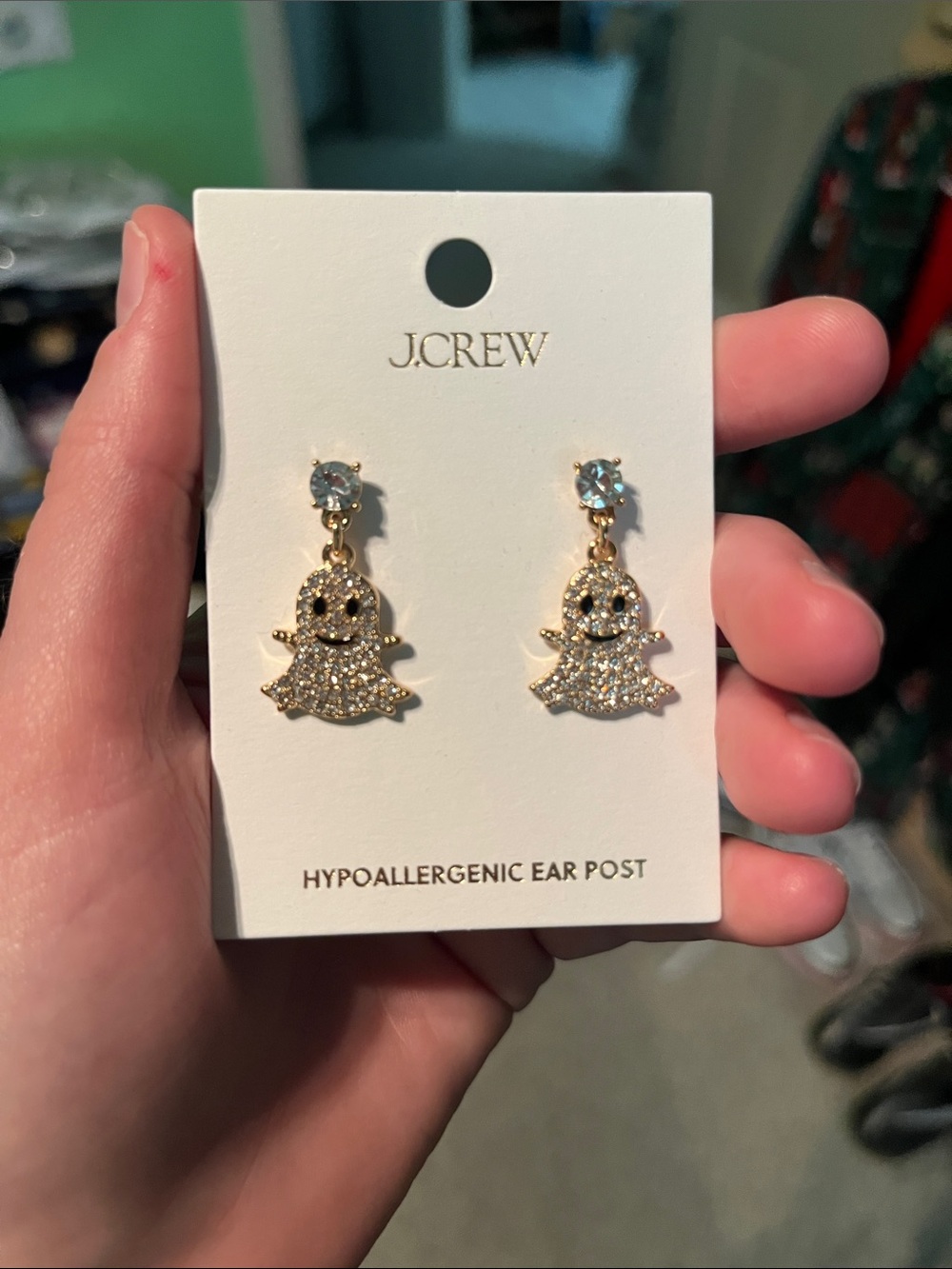 NWT J. Crew Ghost Earrings